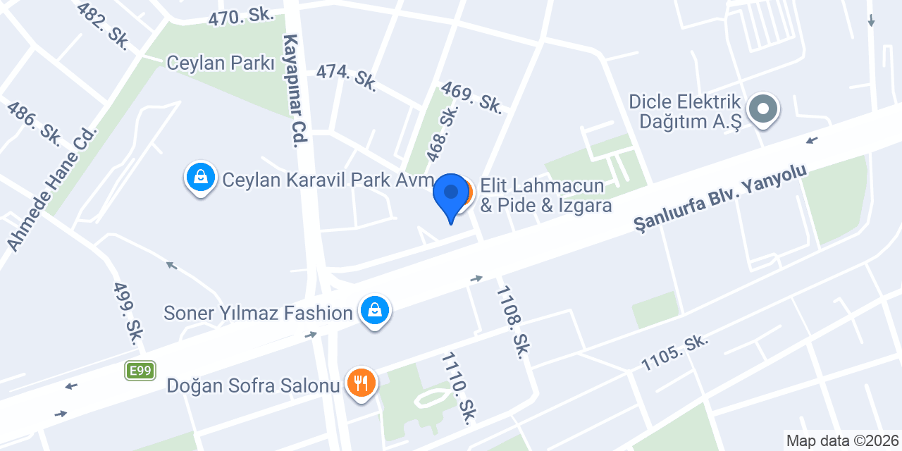 DİYAR PARK AVM konumu