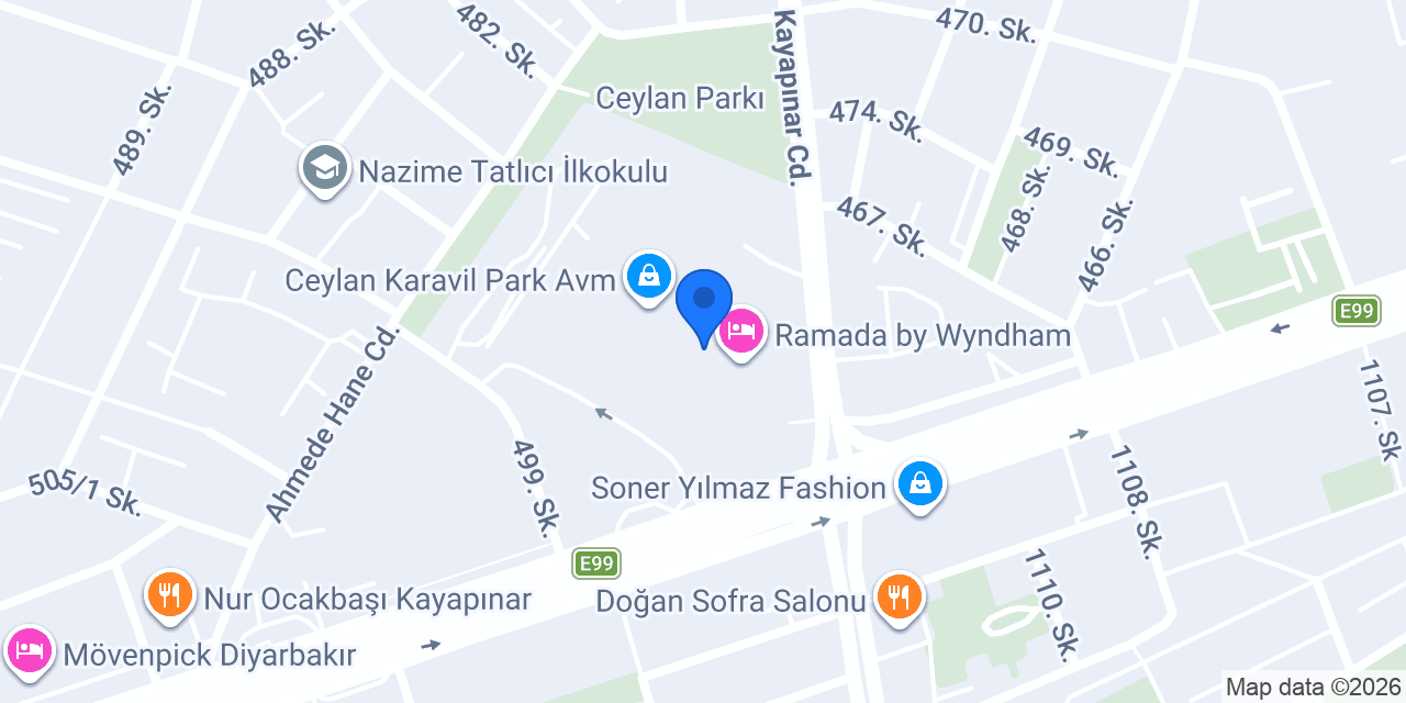 Ceylan Avm Koton konumu