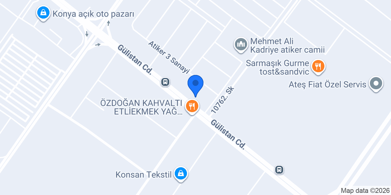 AKTİF FORD SERVİS & YEDEK PARÇA KONYA konumu