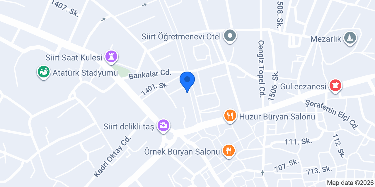 Emlak Katılım Siirt Şubesi konumu