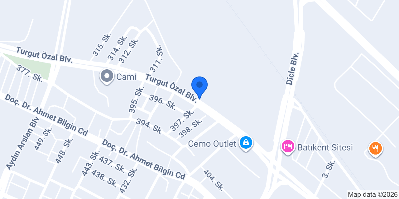 DEMİR RENT A CAR konumu