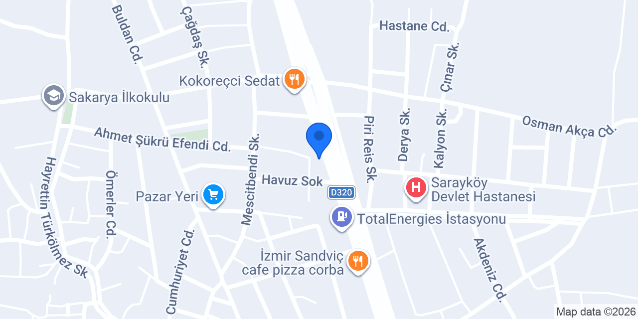 EKAVET VETERİNER KLİNİĞİ konumu