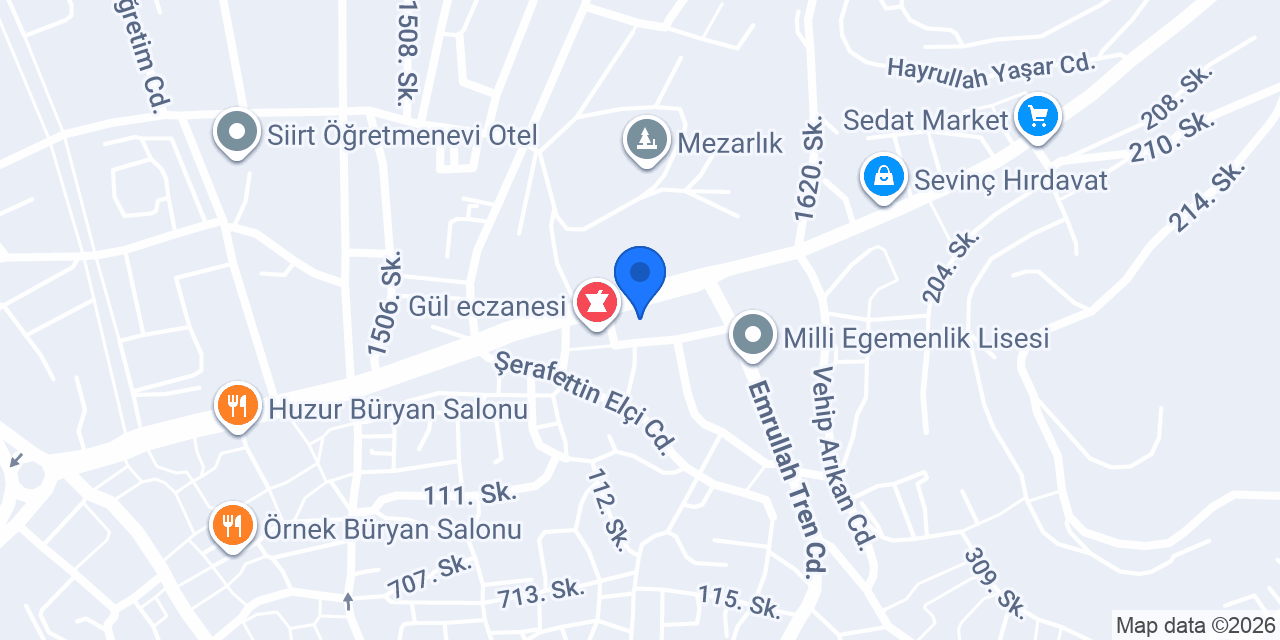Hürriyet İlkokulu konumu