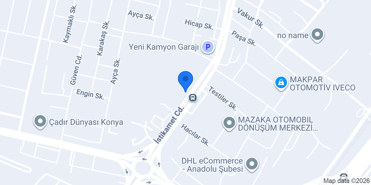 Haydaroğlu Nakliyat konumu