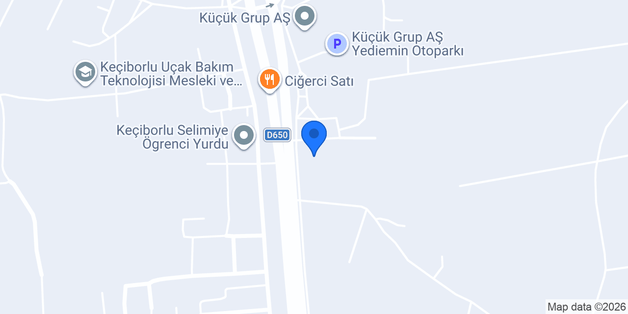 Sivil Havacılık Yüksekokulu konumu