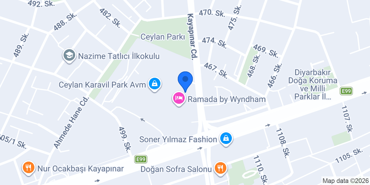 OPTİK DÜNYASI CEYLAN AVM konumu