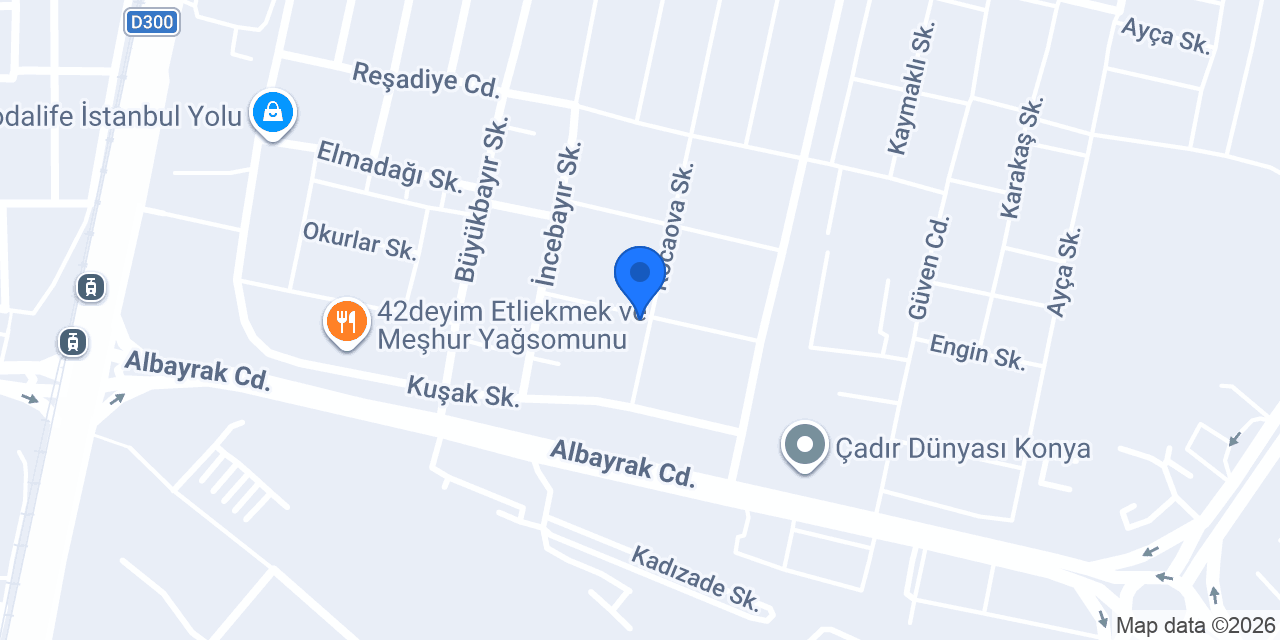Prof Auto Servis Konya konumu