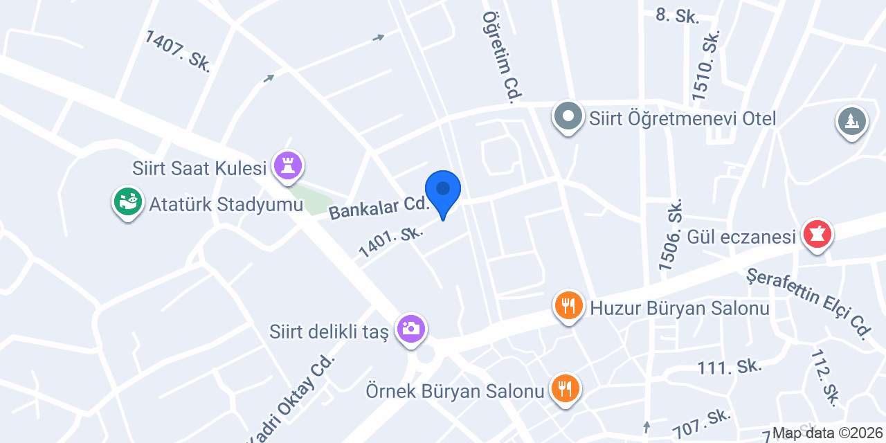 Siirt Merkez Çilingir" konumu