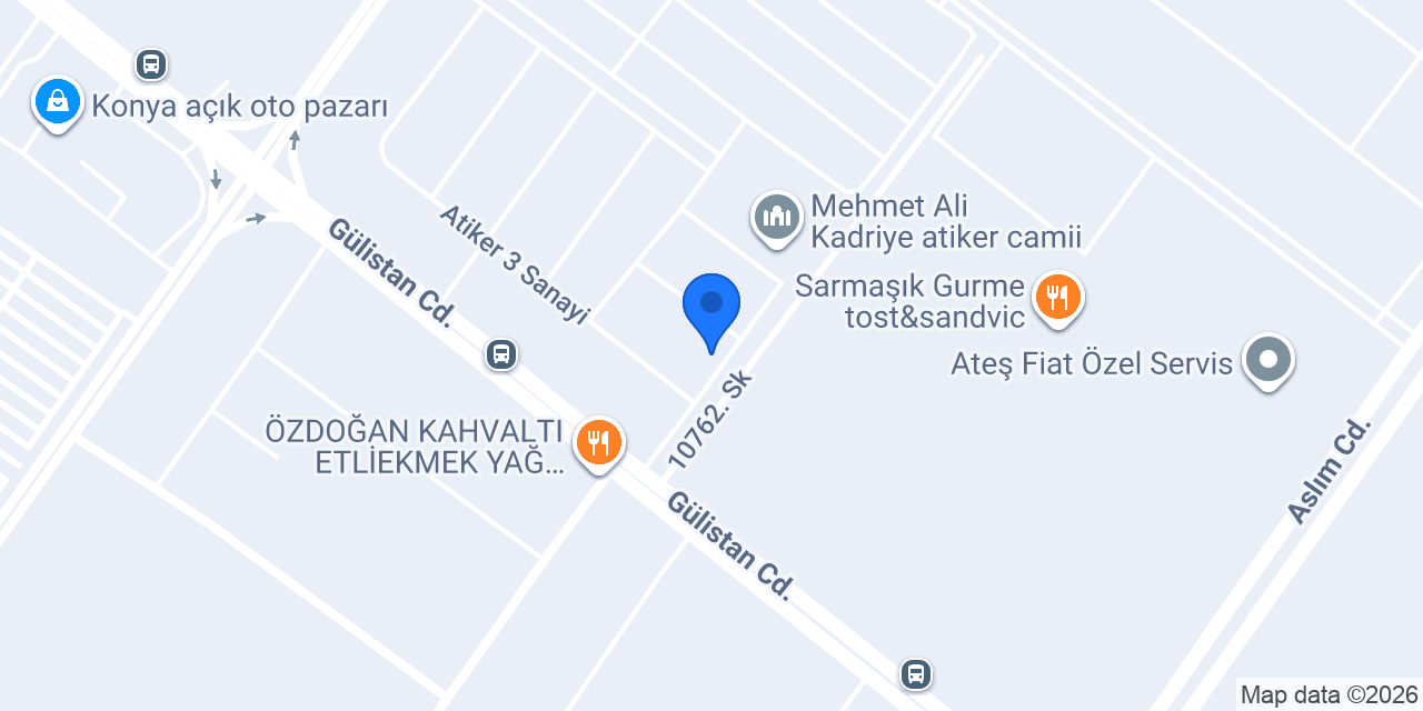Sürat Kargo Ayyıldız Şube konumu