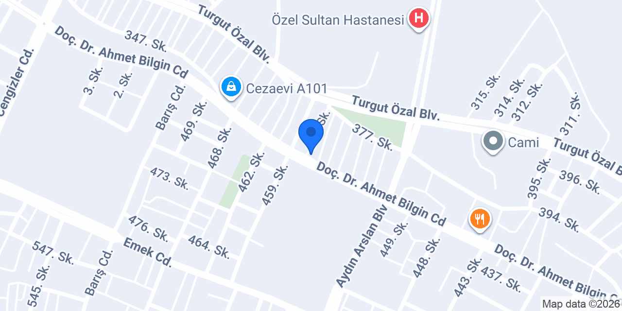 Namlı Hatay Döner konumu