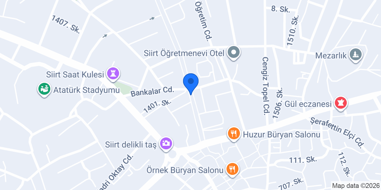 Dedeoğlu Gümüşçülük konumu