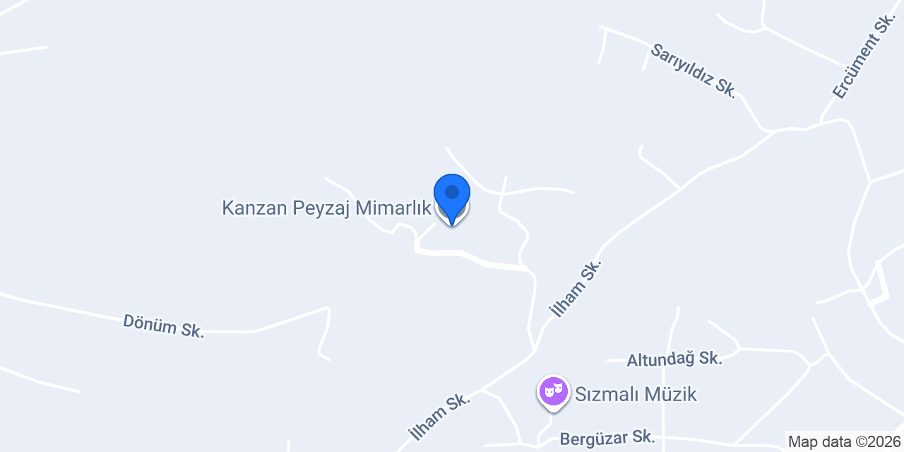 Kanzan Peyzaj Mimarlık konumu