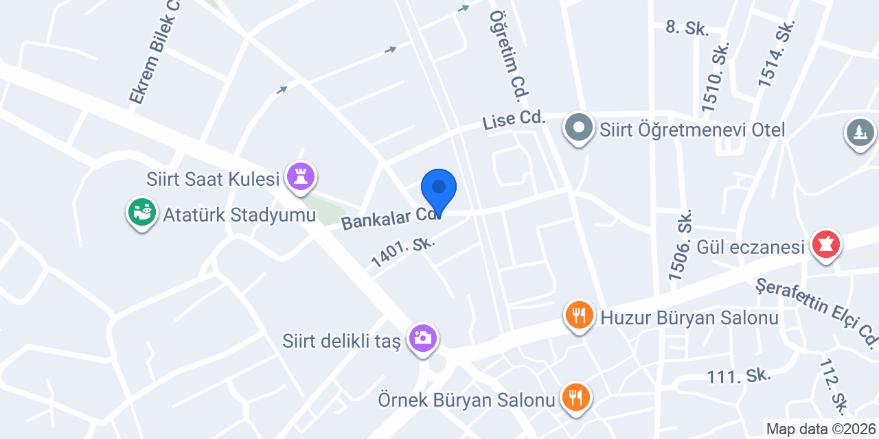 Siirt Bıttım Sabunu konumu