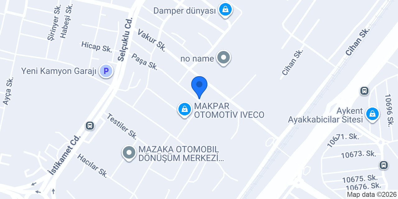 Metropol İş ve İstif Makinaları konumu