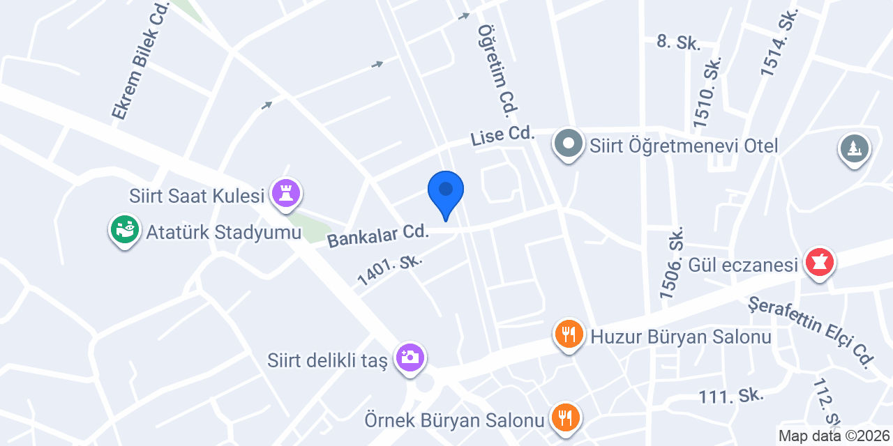 Av. Ahmet ÖZER konumu