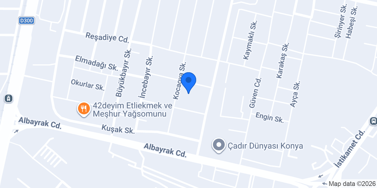 Tedauto Özel Servis konumu