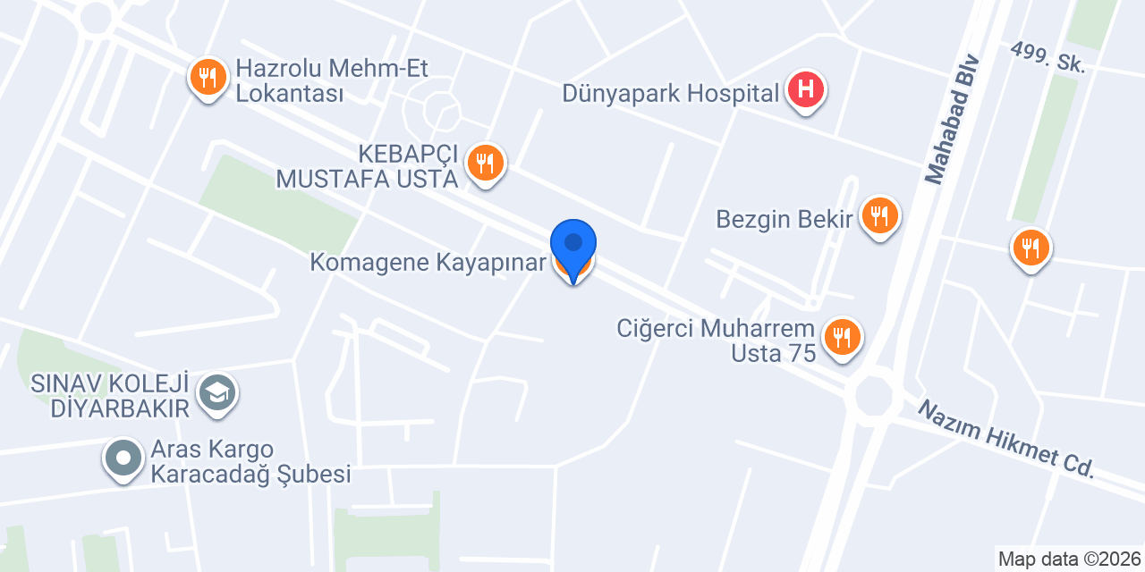 Komagene Kayapınar konumu