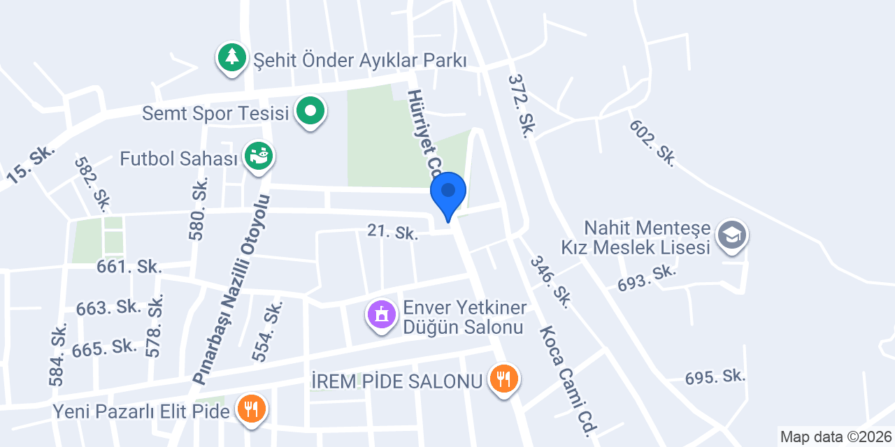Rıza Otomotiv konumu