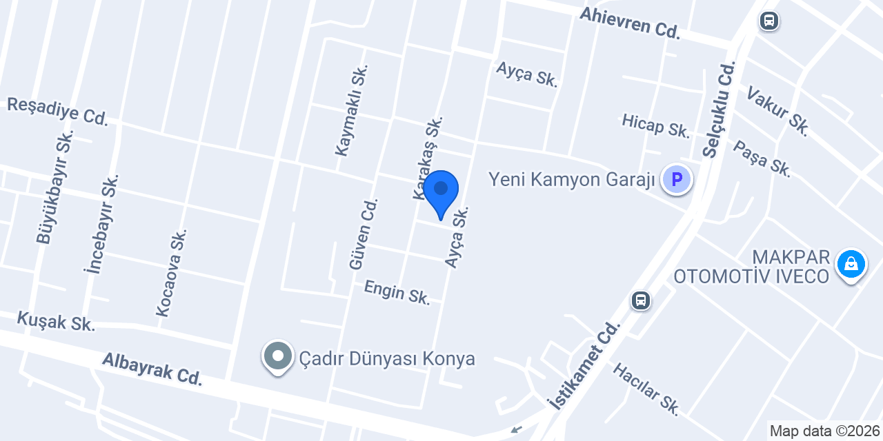 İNCİPAR OTOMOTİV konumu