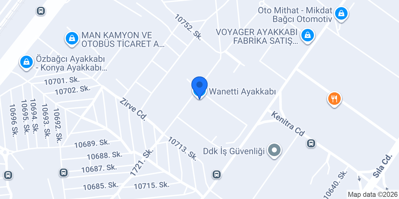 Wanetti Ayakkabı konumu