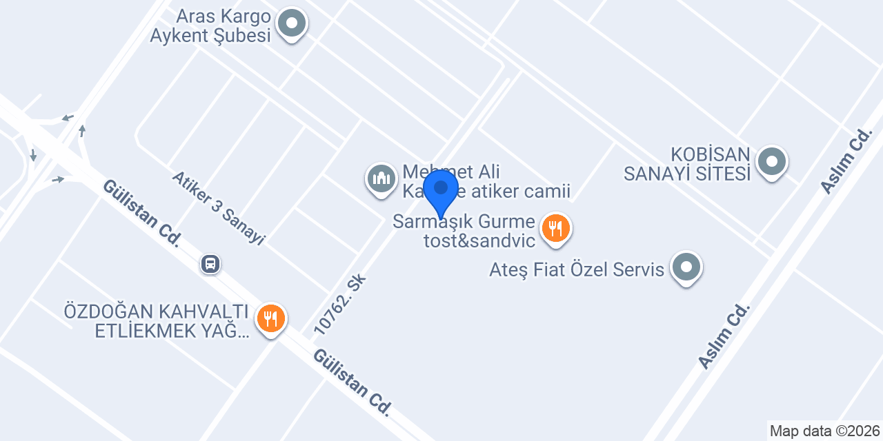 Arabacı Otomotiv konumu