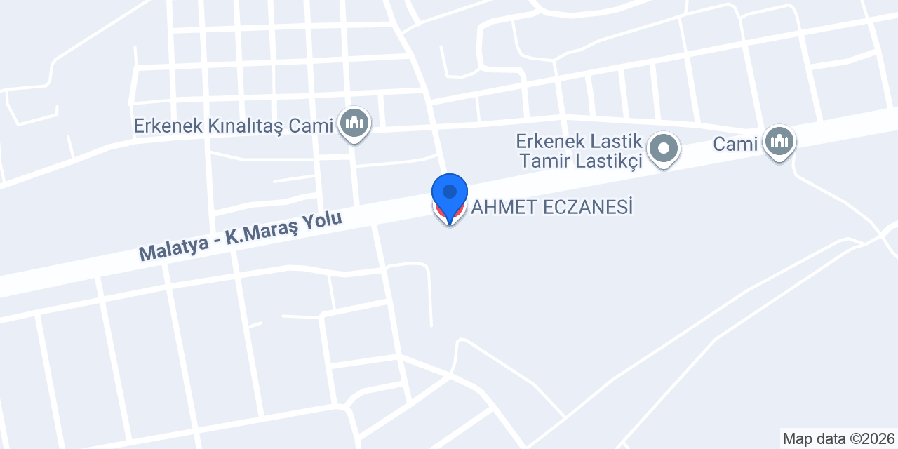 AHMET ECZANESİ konumu
