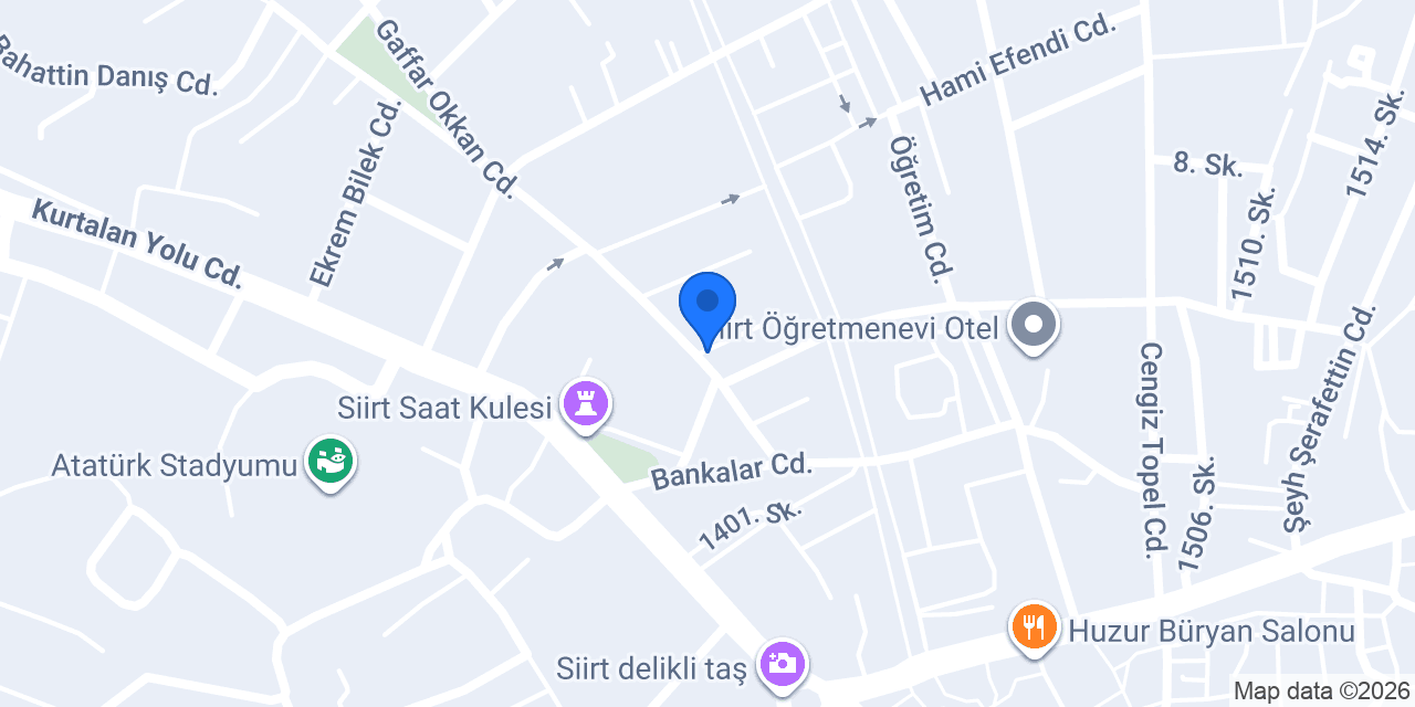 YÜREK Danışmanlık & Hukuk Bürosu konumu