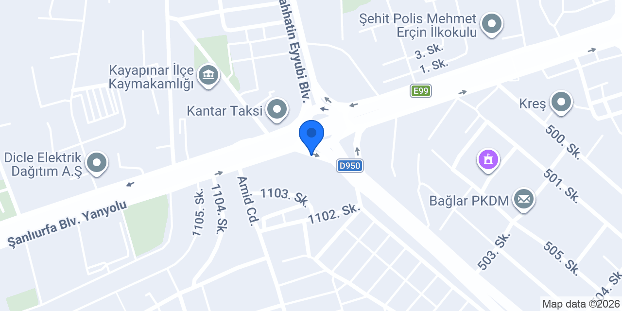 Endam Hukuk & Danışmanlık Bürosu konumu