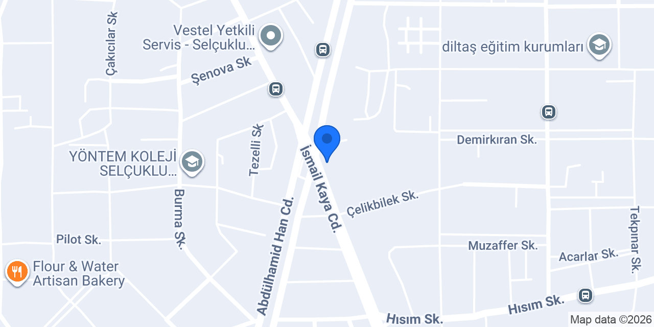 Konya Yurd Çiçekçilik konumu