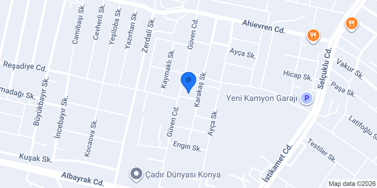 Sürat Kargo Anadolu Sanayi Şube konumu