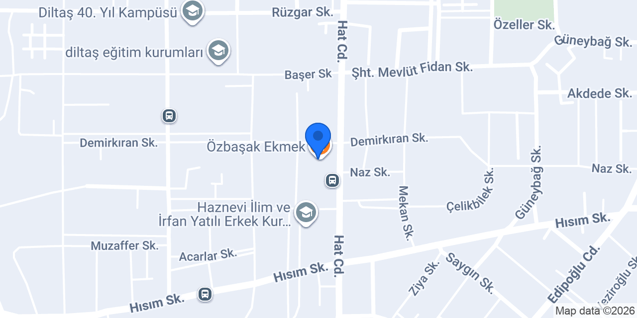 Özbaşak Ekmek konumu