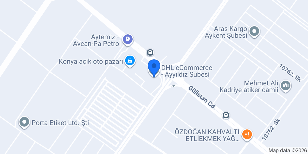 DHL eCommerce - Ayyıldız Şubesi konumu
