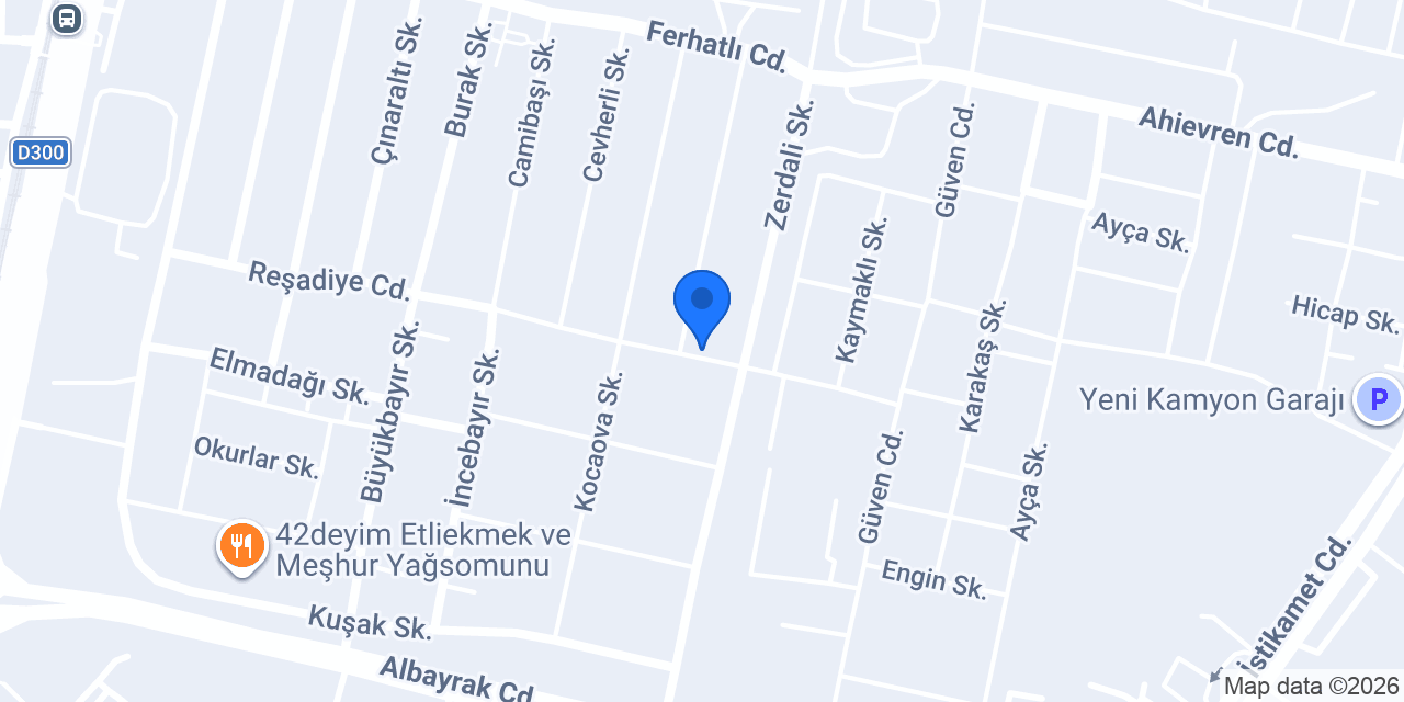 Konya Akü Plaza konumu