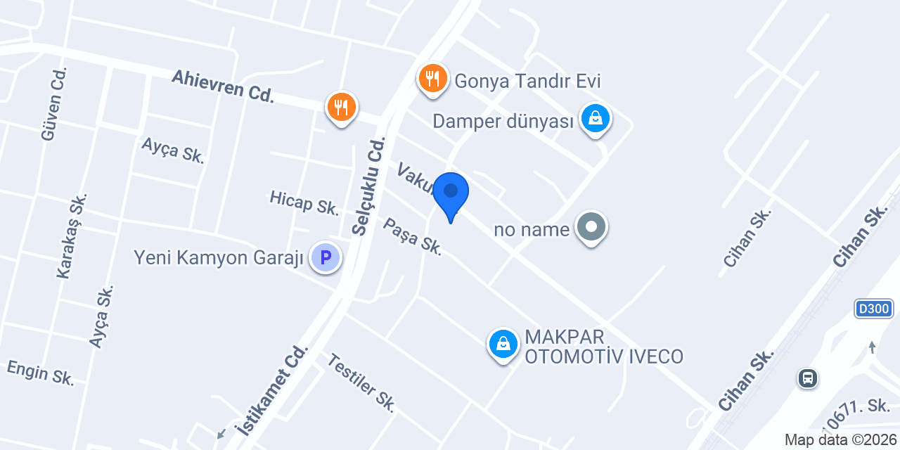 Karaboğa Oto Lastik konumu
