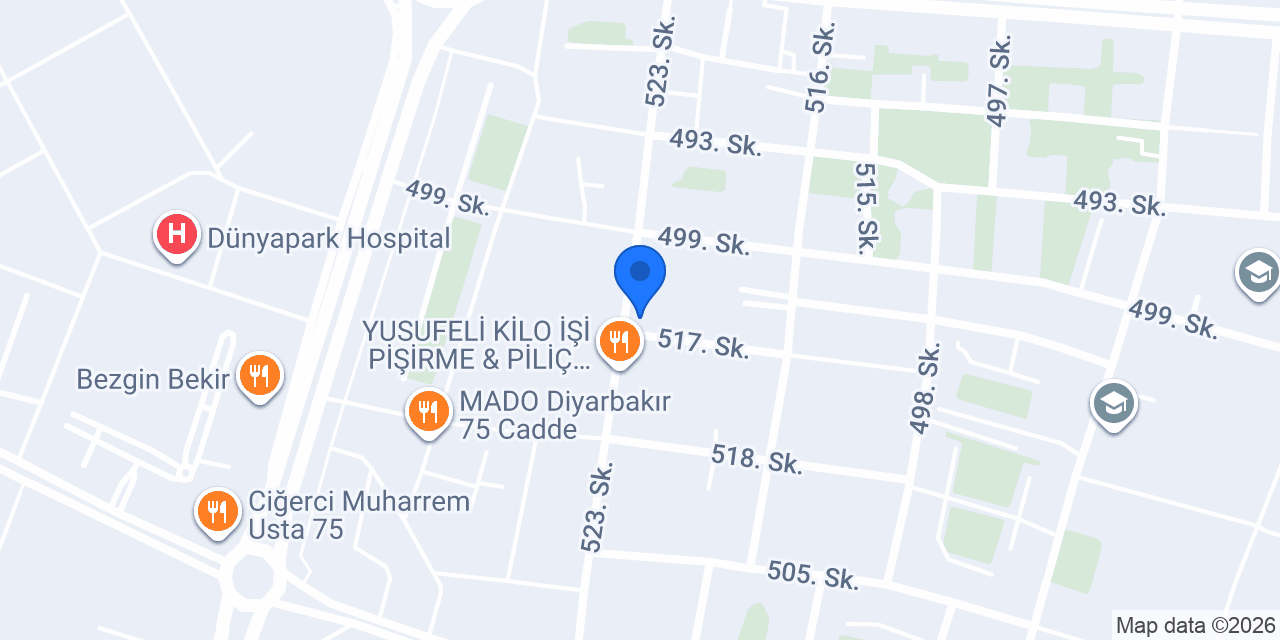 Diyarbakır tostçu konumu