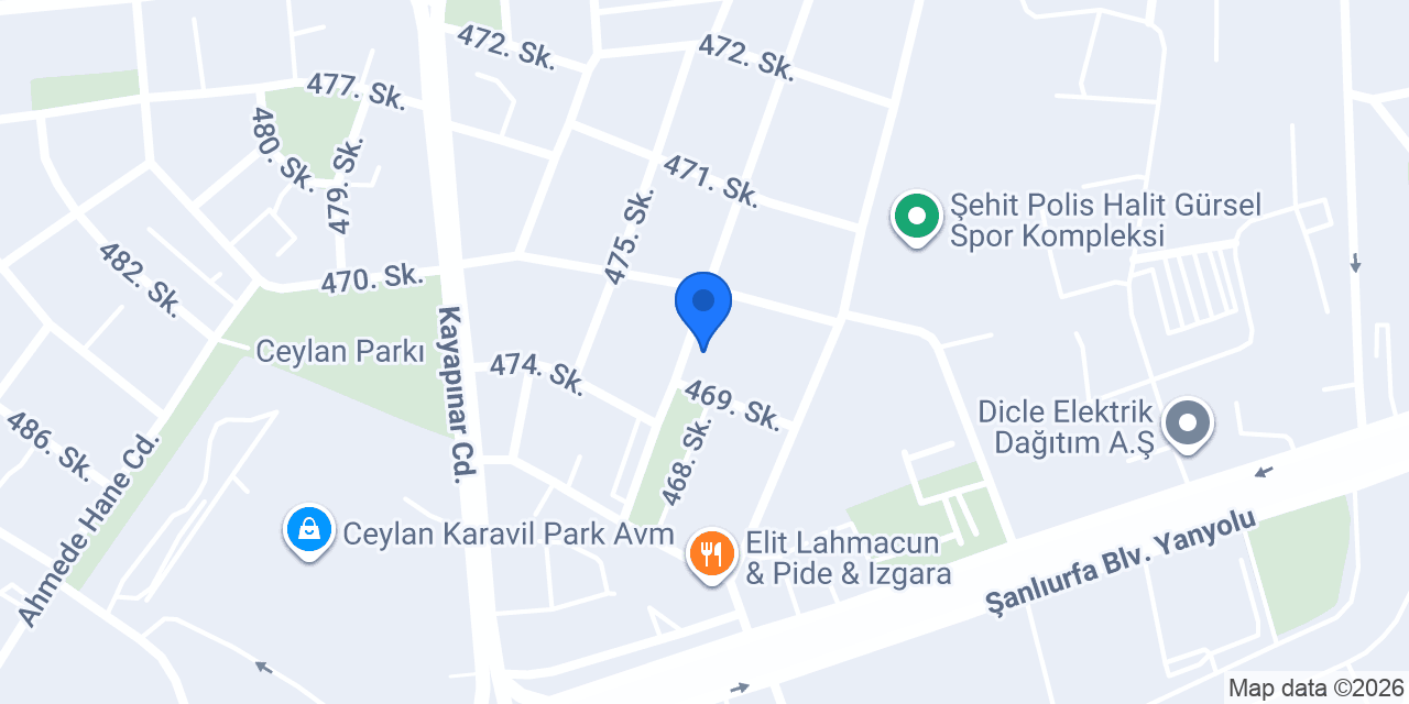 Fidan 2 Lahmacun Pide ve Kebap konumu