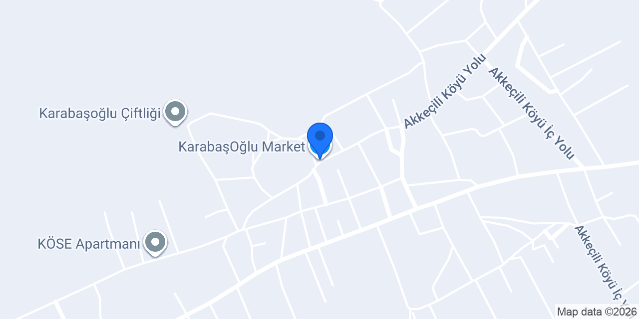 KarabaşOğlu Market konumu
