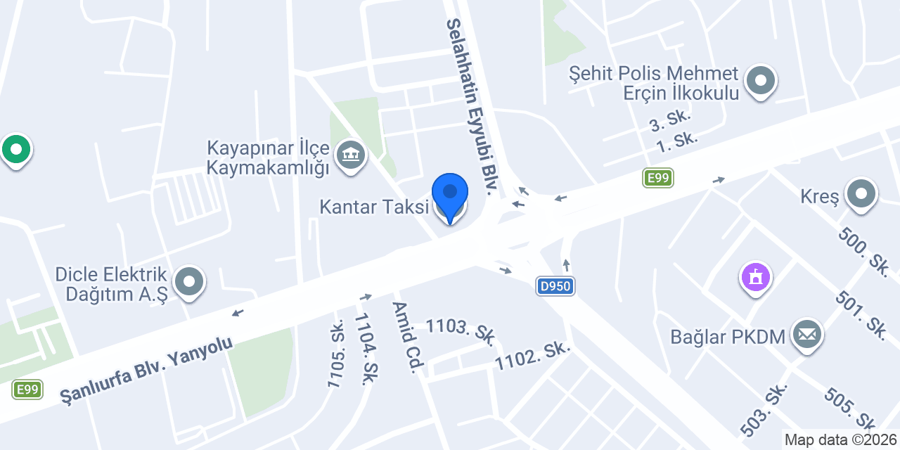 Kantar Taksi konumu