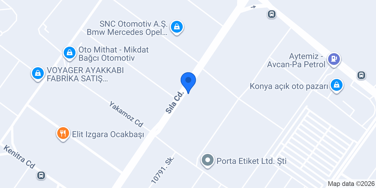 İNCESU İnşaat Malzemeleri (Büsan Merkez) konumu