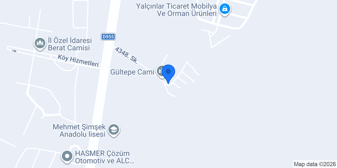 Murat Mobilya konumu