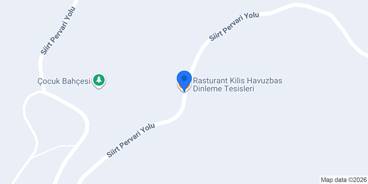 Rasturant Kilis Havuzbas Dinleme Tesisleri konumu