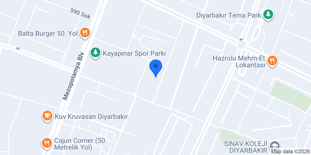 Diyarbakır Mektebim Koleji konumu