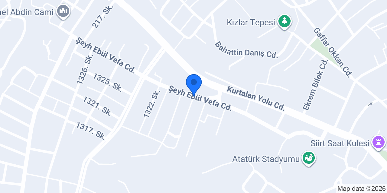 Siirt Evden eve Asansörlü Nakliyat konumu