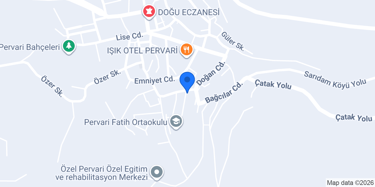 Pervari balı konumu