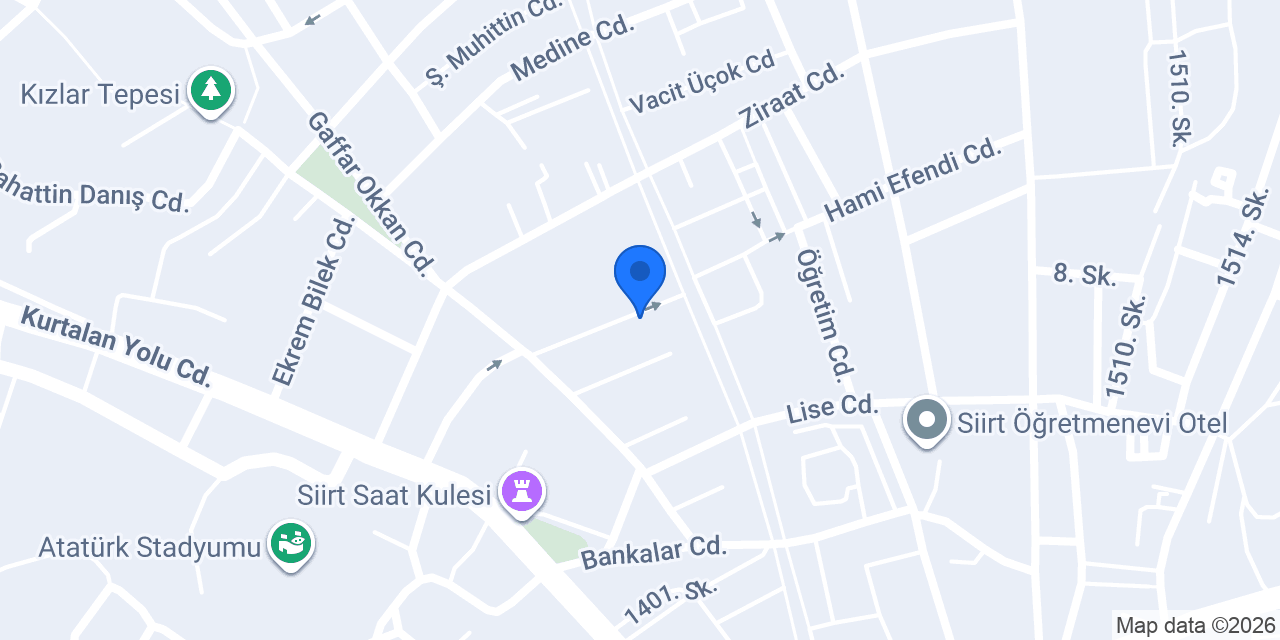 Av. Esin Tuba ÇİLTAŞ konumu