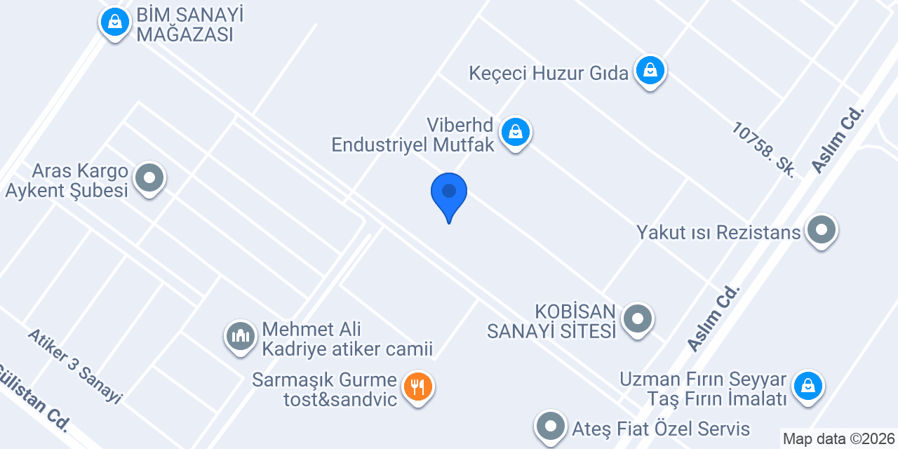 VENARRO - DÖRTYILDIZ END MUTFAK konumu