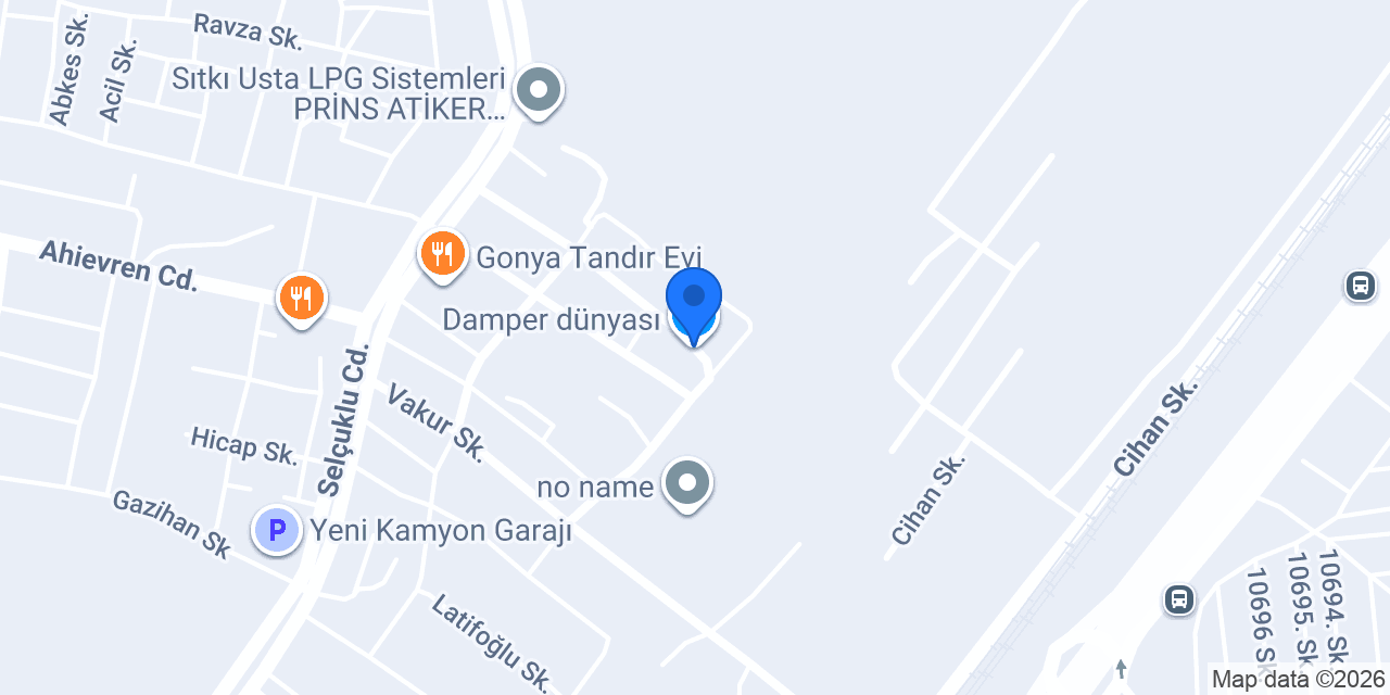 Damper dünyası konumu
