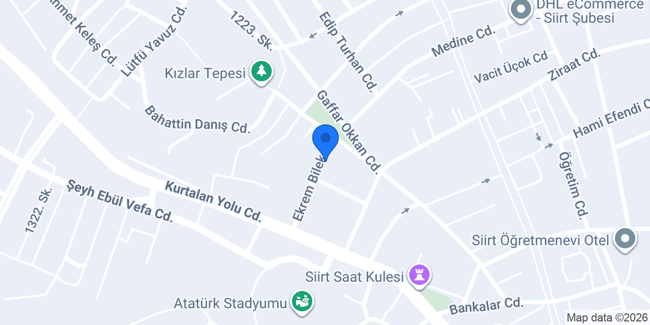 Payitaht Nargile cafe Siirt konumu