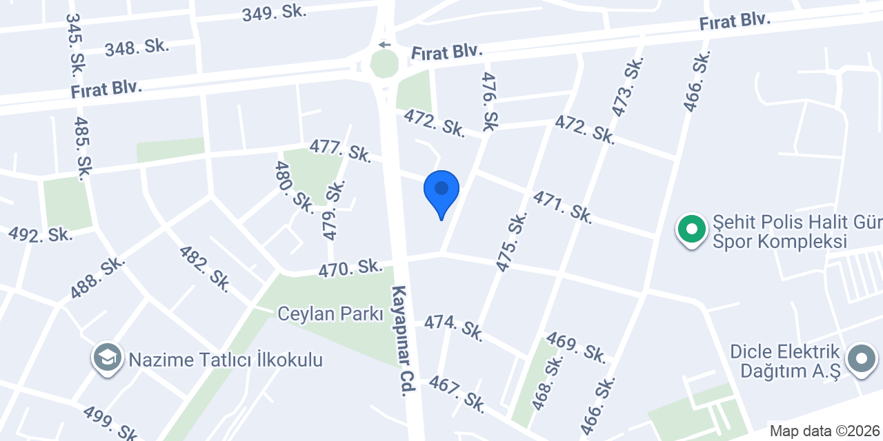 Paris Moda Dikim Evi (Terzi) konumu