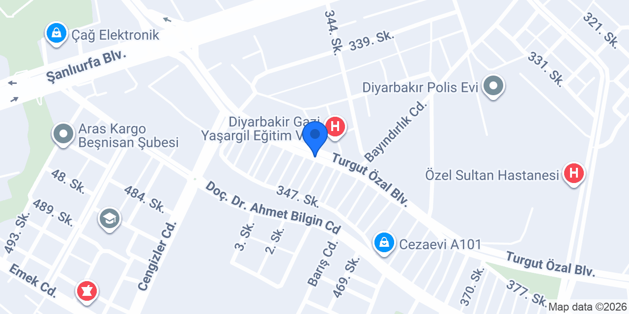DİNÇ ECZANESİ konumu